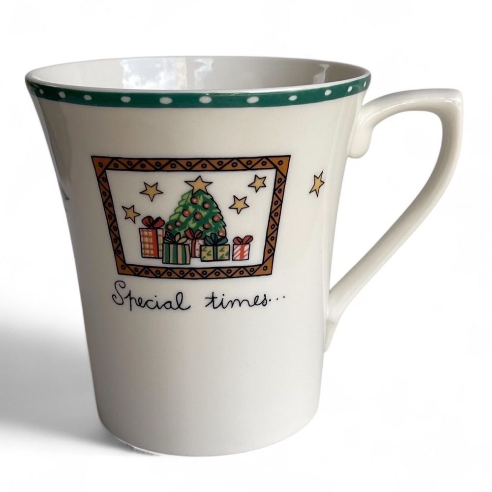 Mikasa Ultra Christmas Wish Special Times Santa’s on his way Cappuccino Mug